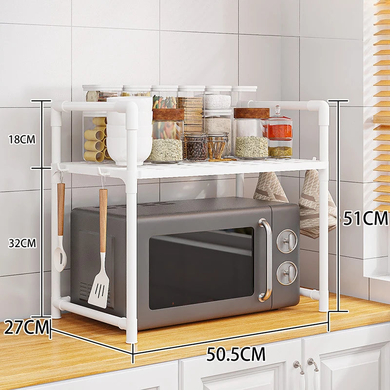 Multi-Layer Simple Countertop Tidying Shelves Kitchen Accessories