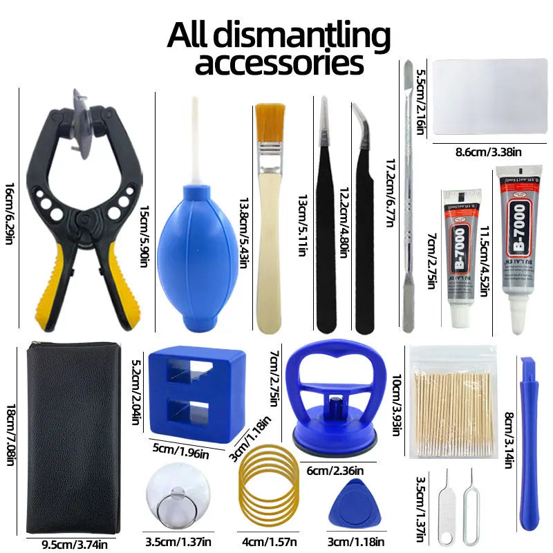 Mobile phone repair tool,screwdriver, tablet battery disassembly, screen opening, dust cleaning