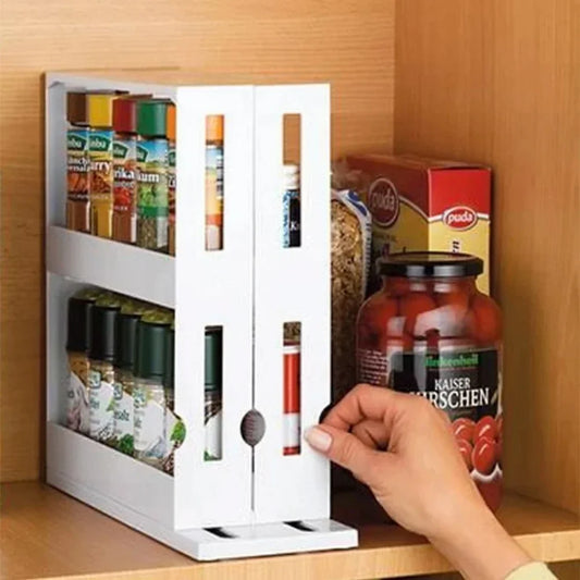 Shelf Slide Kitchen Cabinet Cupboard Organizer Kitchen Storage Rack