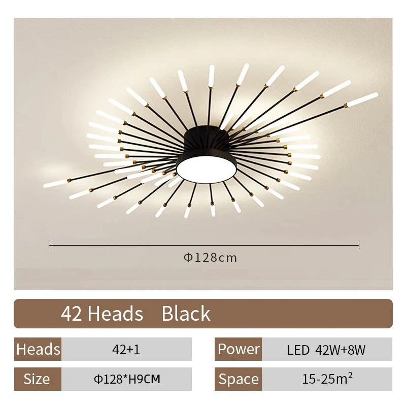 LED Ceiling Lamp Modern Living Room Light Home Decor