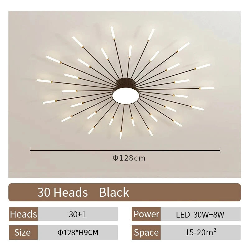 LED Ceiling Lamp Modern Living Room Light Home Decor