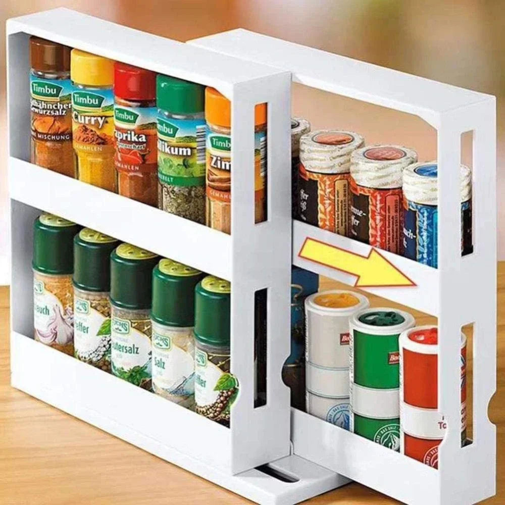 Shelf Slide Kitchen Cabinet Cupboard Organizer Kitchen Storage Rack