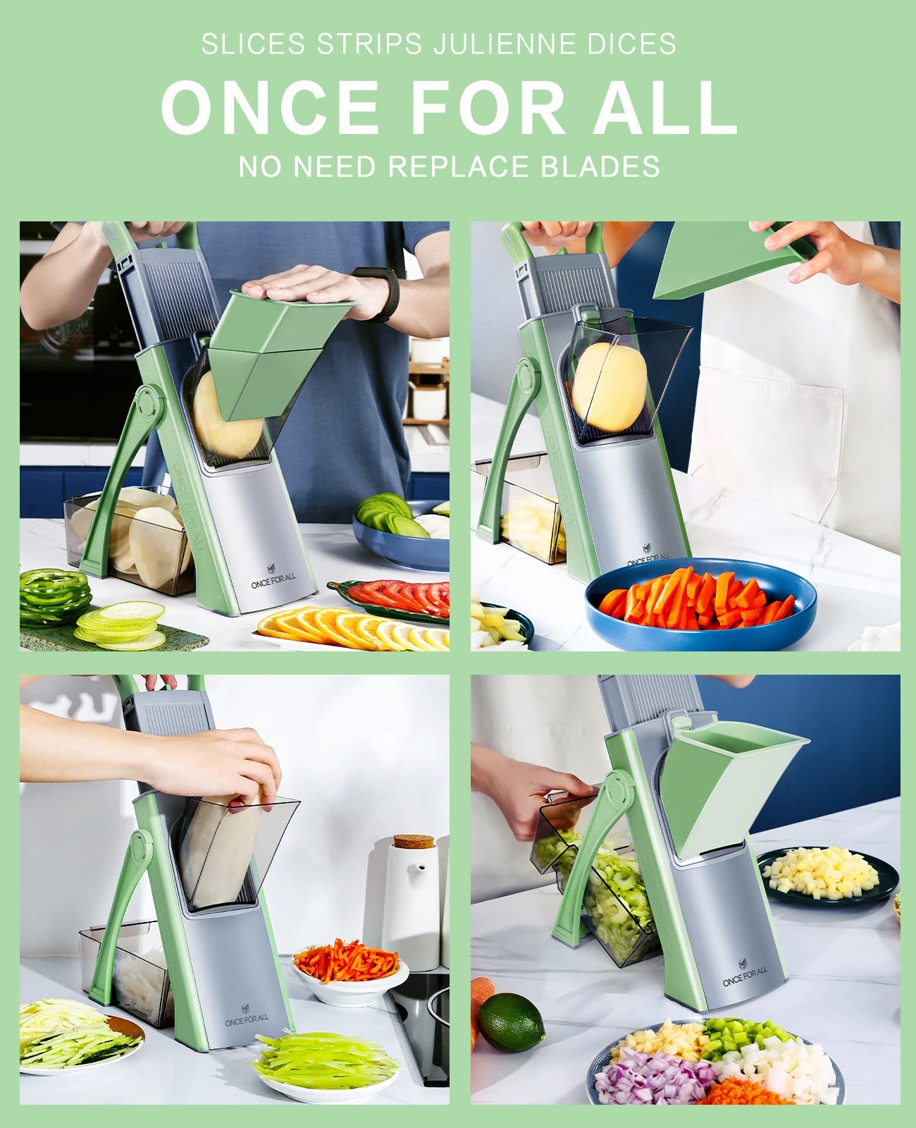 Kitchen Accessories Vegetable Grater Mandoline for Cutting Professional