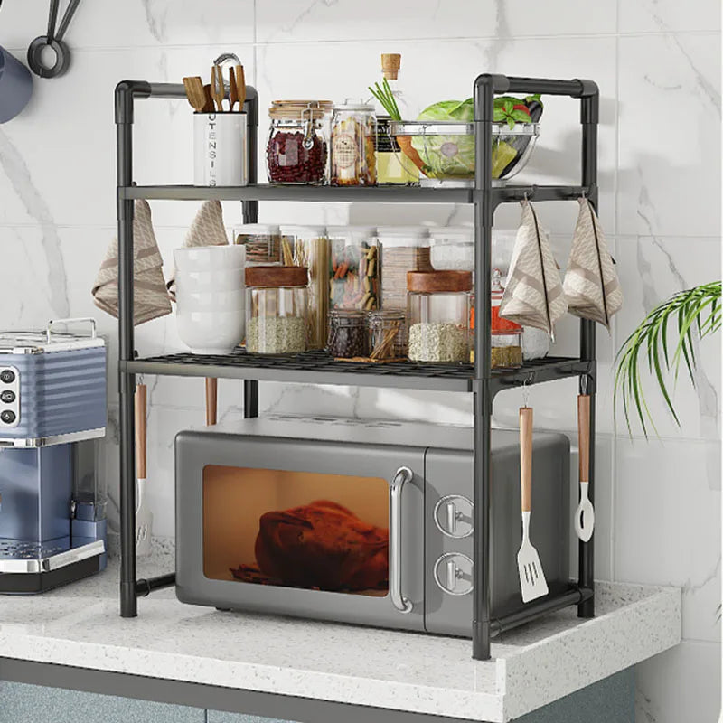 Multi-Layer Simple Countertop Tidying Shelves Kitchen Accessories