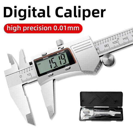Digital Pachometer Metal Caliper Professional Vernier Caliber Measuring Tools