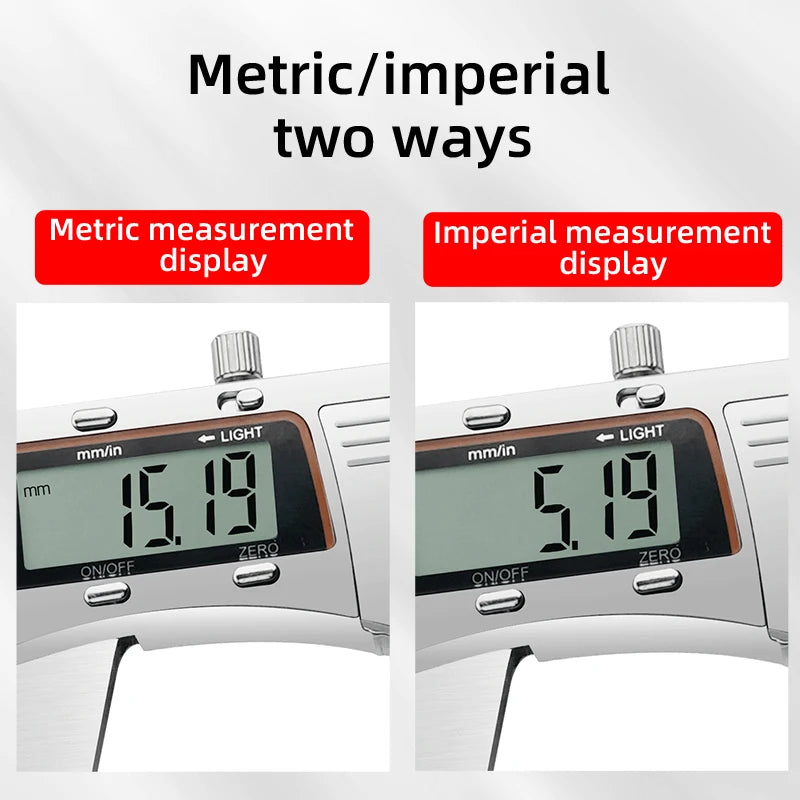 Digital Pachometer Metal Caliper Professional Vernier Caliber Measuring Tools