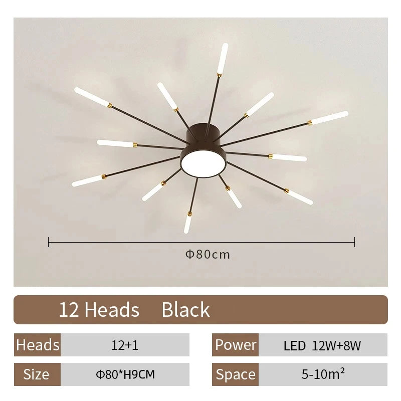 LED Ceiling Lamp Modern Living Room Light Home Decor
