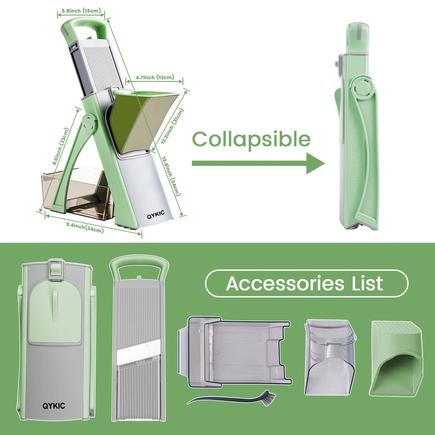 Kitchen Accessories Vegetable Grater Mandoline for Cutting Professional