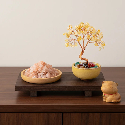 Energy Purification Salt Home Decorating Desktop Cabinet Ornaments