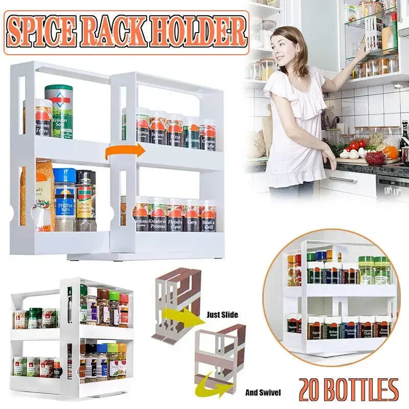 Shelf Slide Kitchen Cabinet Cupboard Organizer Kitchen Storage Rack