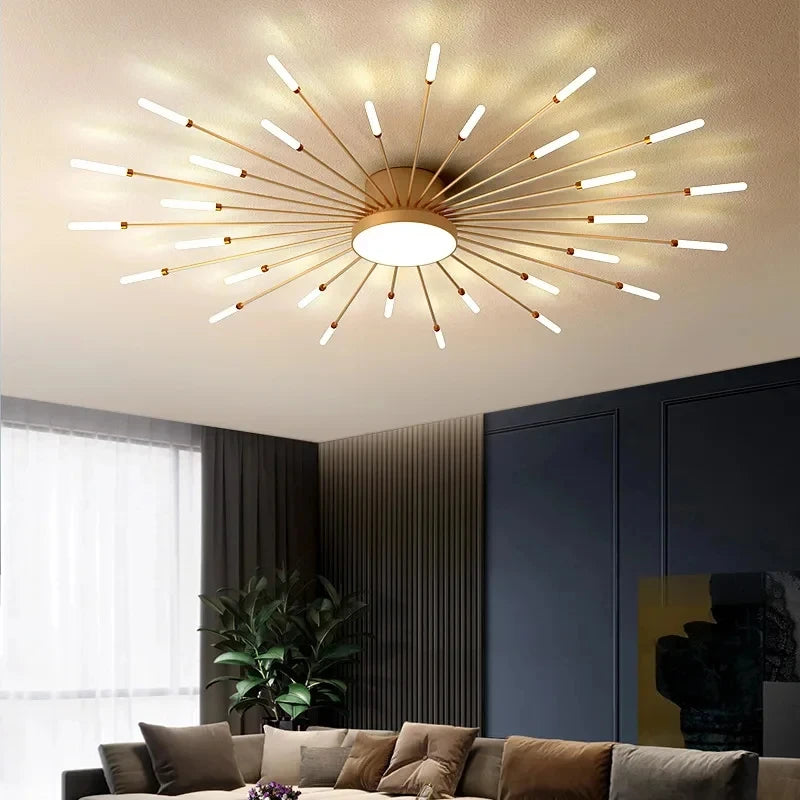 LED Ceiling Lamp Modern Living Room Light Home Decor