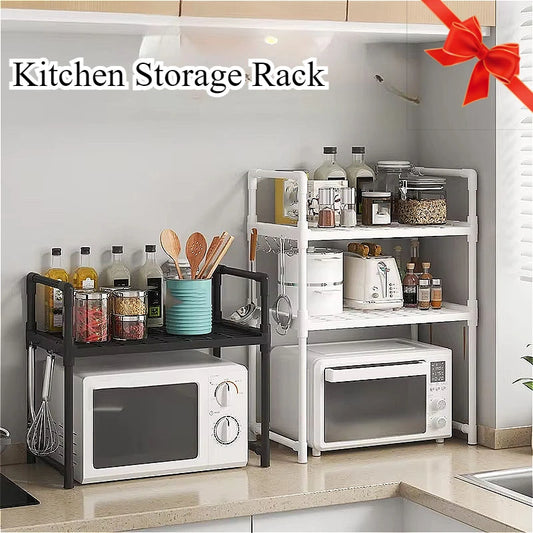Multi-Layer Simple Countertop Tidying Shelves Kitchen Accessories