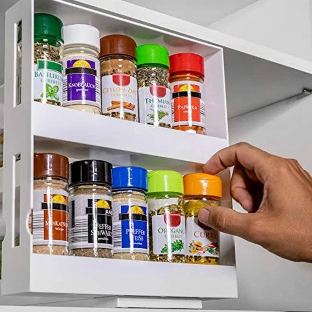 Shelf Slide Kitchen Cabinet Cupboard Organizer Kitchen Storage Rack