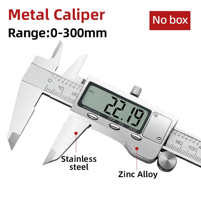 Digital Pachometer Metal Caliper Professional Vernier Caliber Measuring Tools