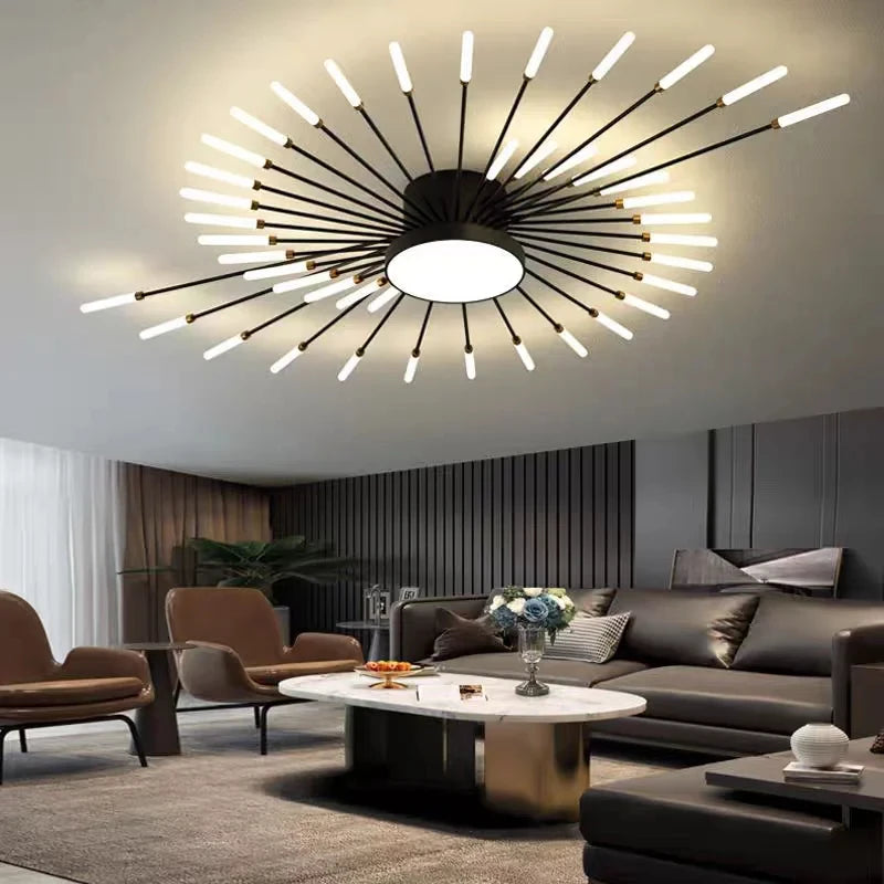 LED Ceiling Lamp Modern Living Room Light Home Decor