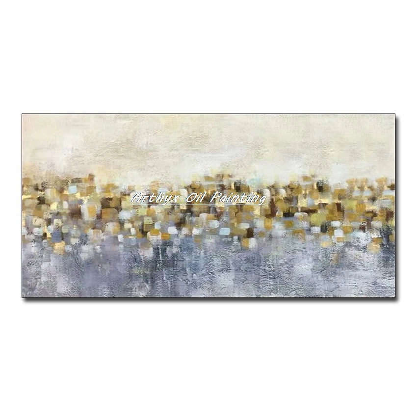 Large Hand painted Palette Knife Tree Oil Painting on Canvas