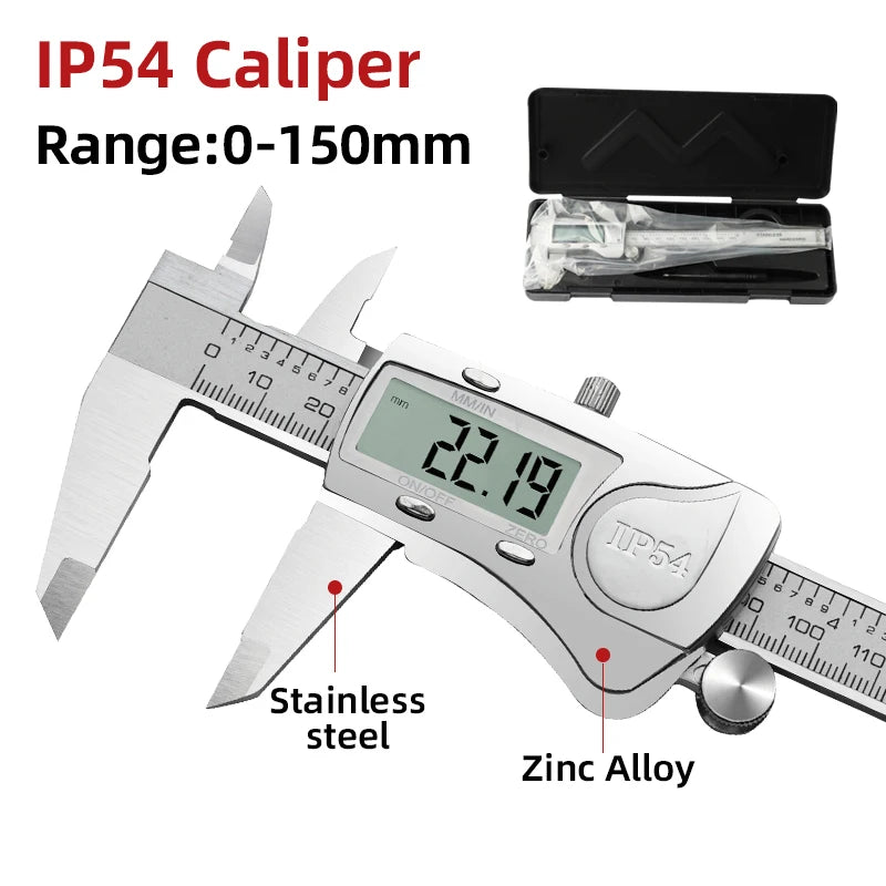 Digital Pachometer Metal Caliper Professional Vernier Caliber Measuring Tools