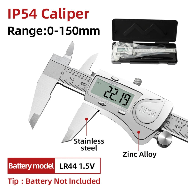 Digital Pachometer Metal Caliper Professional Vernier Caliber Measuring Tools