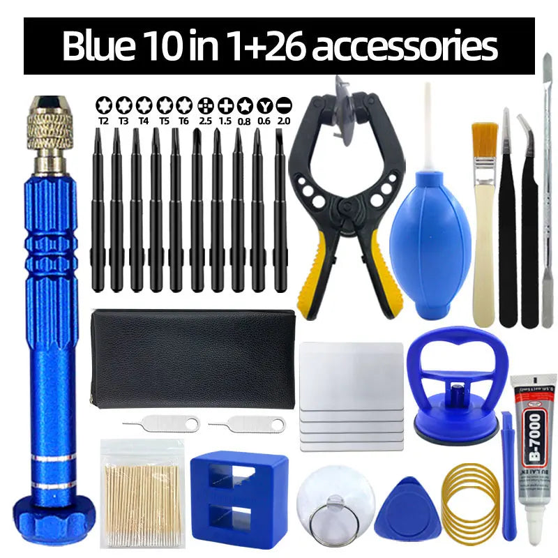 Mobile phone repair tool,screwdriver, tablet battery disassembly, screen opening, dust cleaning
