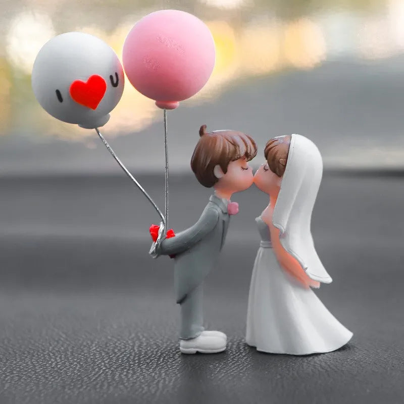 Cute Car Decoration Ornaments Creative Cartoon Purple