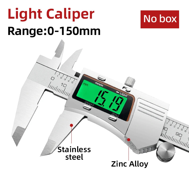Digital Pachometer Metal Caliper Professional Vernier Caliber Measuring Tools