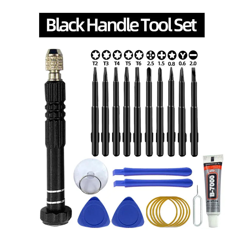 Mobile phone repair tool,screwdriver, tablet battery disassembly, screen opening, dust cleaning