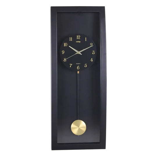 Large Black Wall Clock Vintage Pendulum Clock Wall Living Room