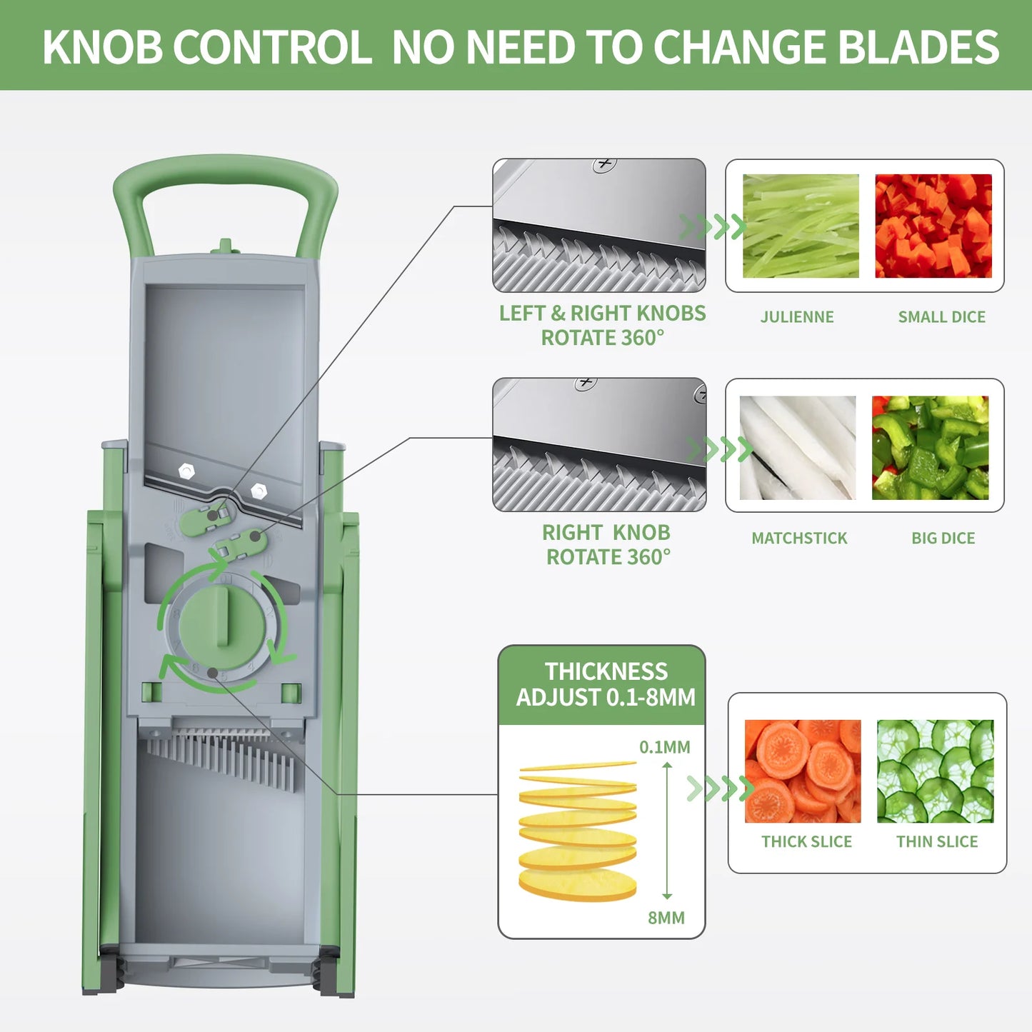 Kitchen Accessories Vegetable Grater Mandoline for Cutting Professional