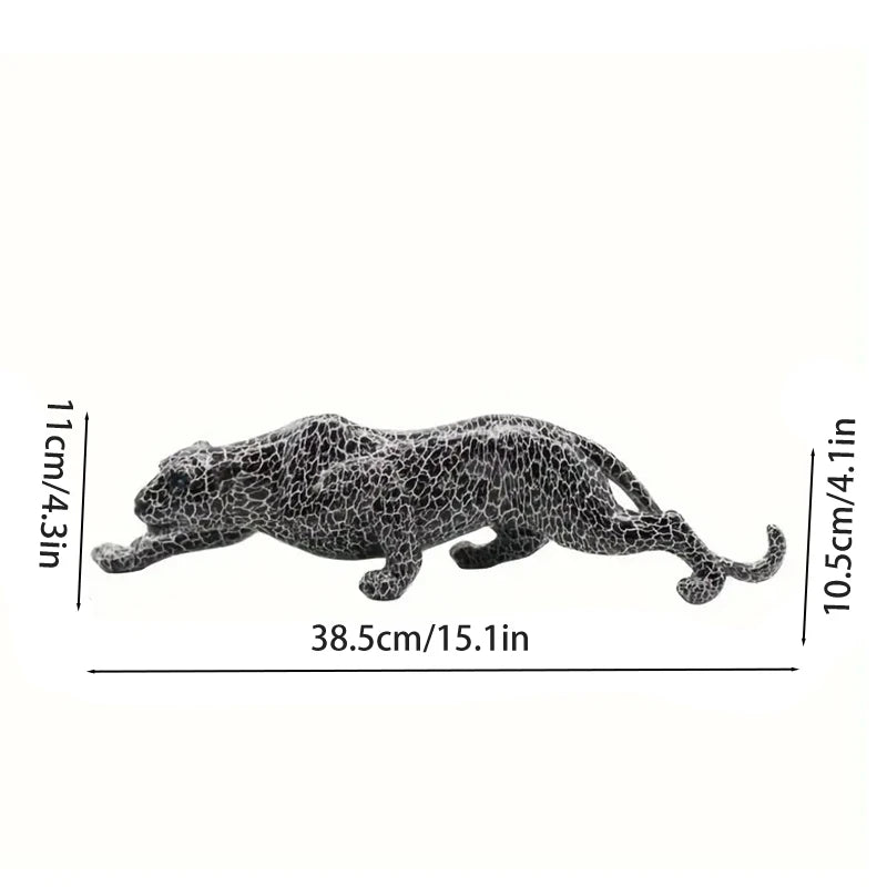 Resin Cheetah Fiugrine Modern Creative Leopard Decorative