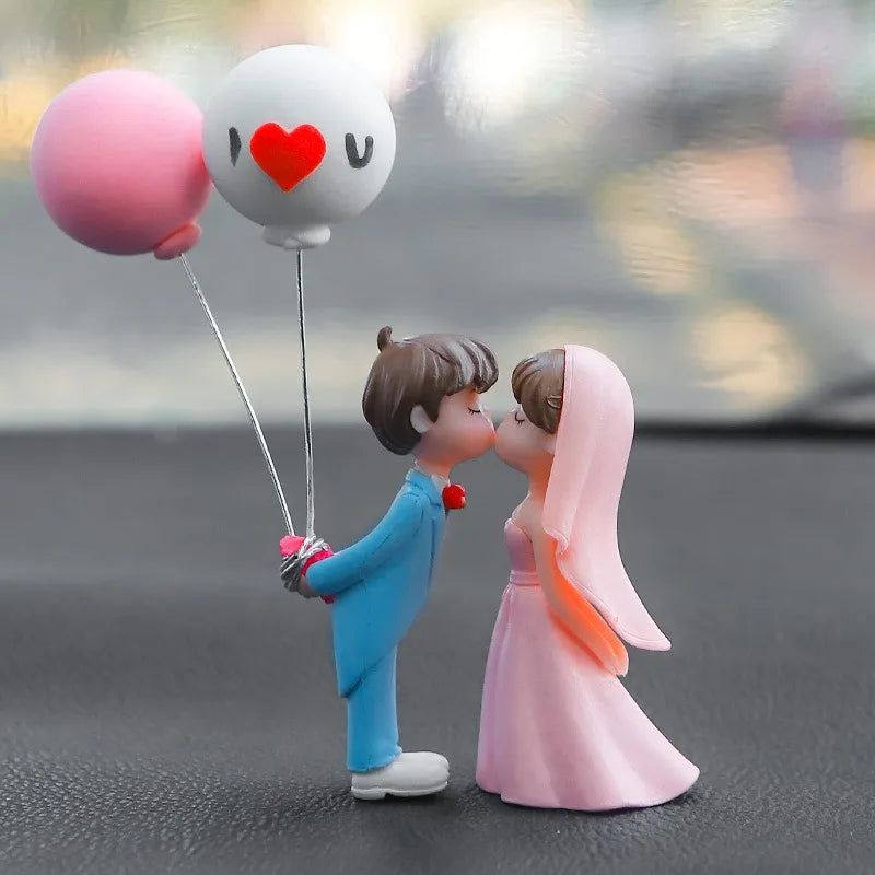 Cute Car Decoration Ornaments Creative Cartoon Purple